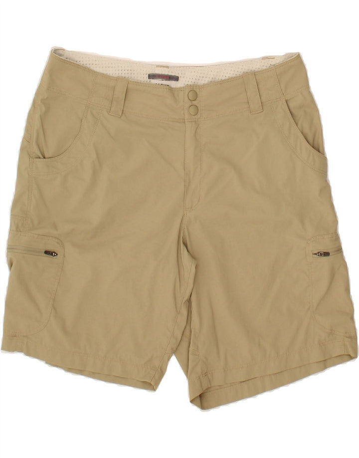 L.L.BEAN Womens Cargo Shorts US 12 Large W34  Beige Nylon Vintage L.L.Bean and Second-Hand L.L.Bean from Messina Hembry 