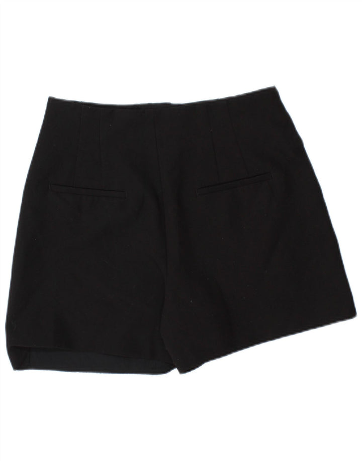 Zara Womens Chino Shorts Medium W28 Black Polyester