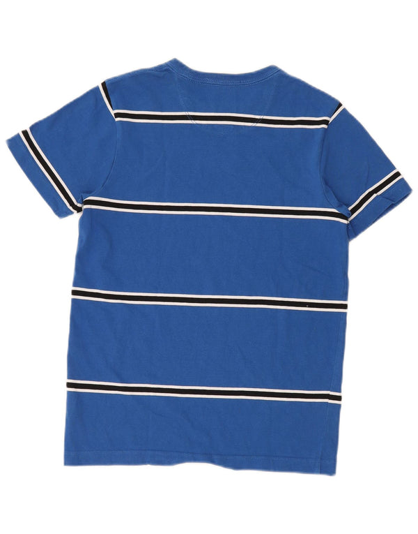 VANS Mens T-Shirt Top XS Blue Striped Cotton