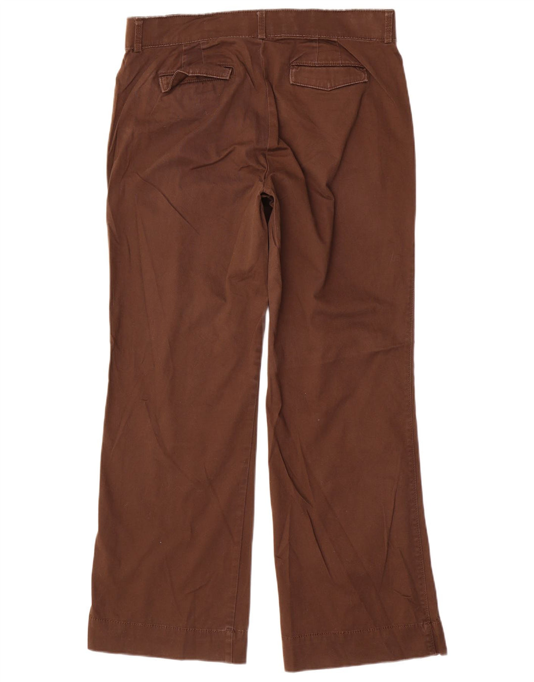 DOCKERS Womens Straight Casual Trousers US 10 Large W34 L29 Brown Cotton