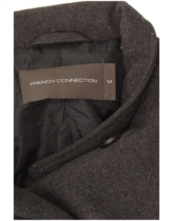 French Connection Mens Pea Coat UK 38 Medium Grey