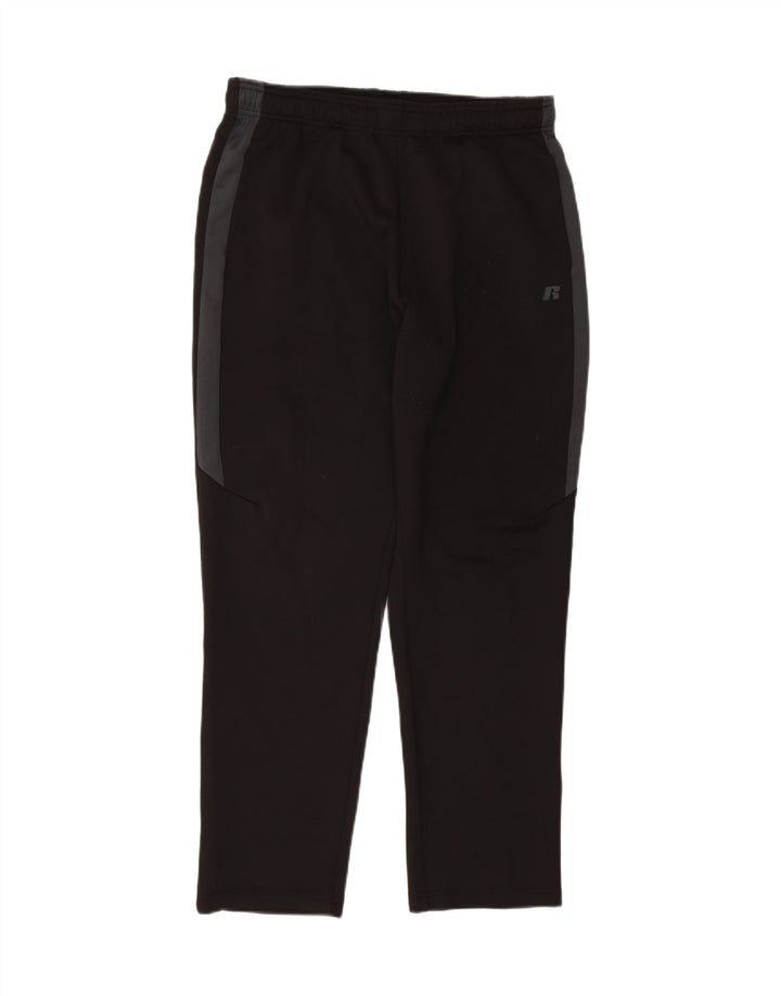 RUSSELL ATHLETIC Mens Dri-Power Tracksuit Trousers Large  Black Vintage Russell Athletic and Second-Hand Russell Athletic from Messina Hembry 