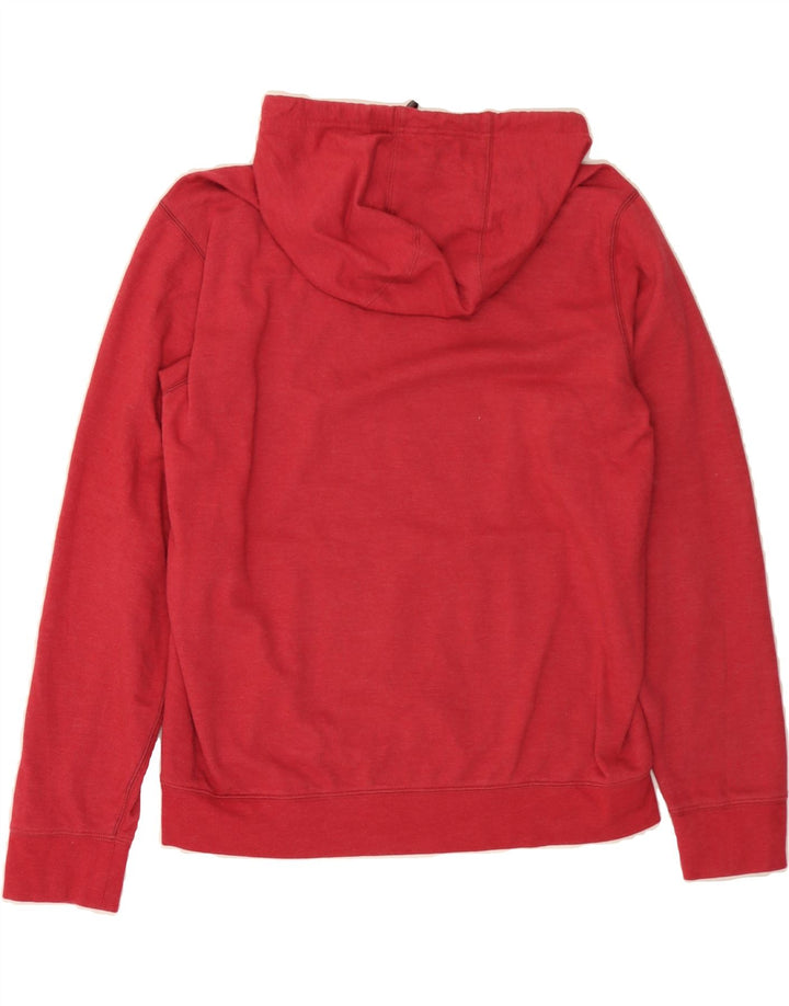 EDDIE BAUER Mens Hoodie Jumper Medium Red Cotton Vintage Eddie Bauer and Second-Hand Eddie Bauer from Messina Hembry 