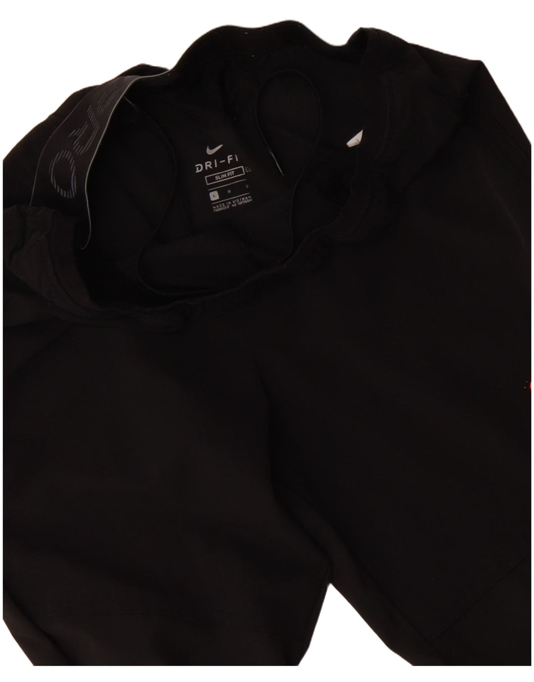 Nike Mens Graphic Tracksuit Trousers Joggers Large Black Polyester