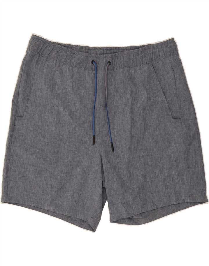 EDDIE BAUER Mens Casual Shorts XL W38  Navy Blue Polyester Vintage Eddie Bauer and Second-Hand Eddie Bauer from Messina Hembry 
