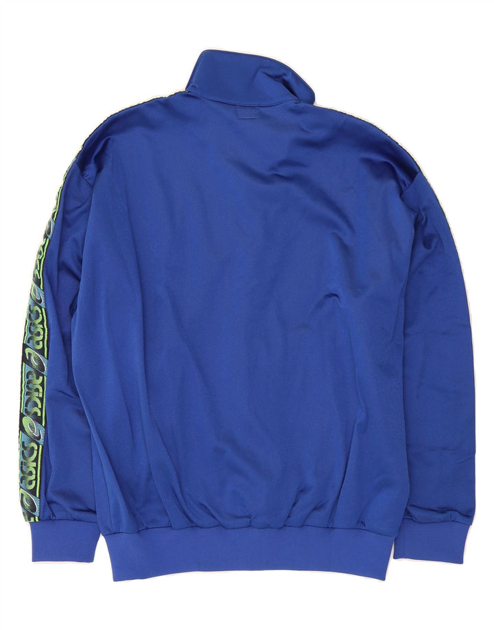 ASICS Mens Graphic Full Tracksuit IT 52 Large Blue Polyamide Vintage Asics and Second-Hand Asics from Messina Hembry 