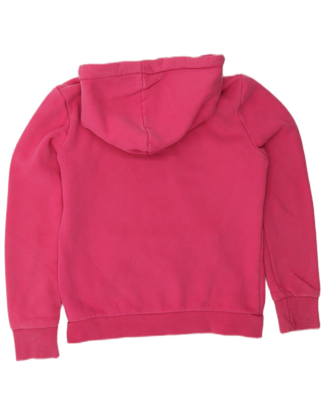 SUPERDRY Womens Graphic Hoodie Jumper UK 10 Small Pink Cotton