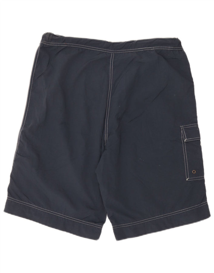 Champion Mens Graphic Swimming Shorts XL  Navy Blue Polyester