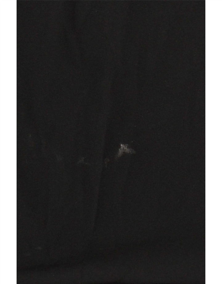 Marks & Spencer Mens Straight Regular Suit Trousers W42 L29 Black Polyester