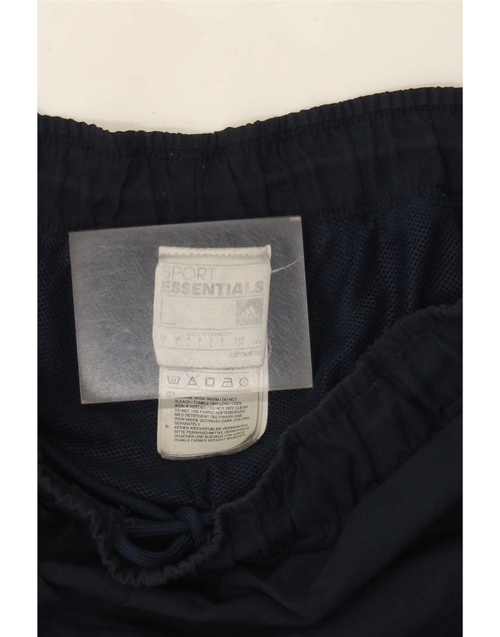 Adidas Mens Climalite Sport Shorts Large Navy Blue Polyester