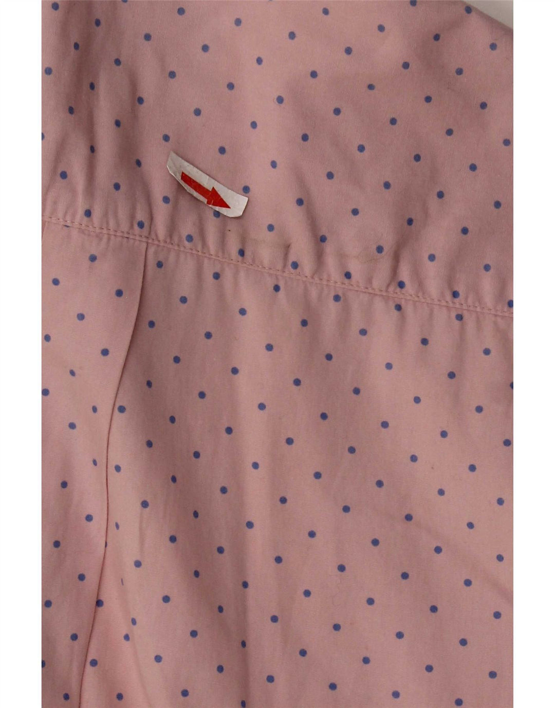 Replay Mens Shirt Medium Pink Spotted Cotton