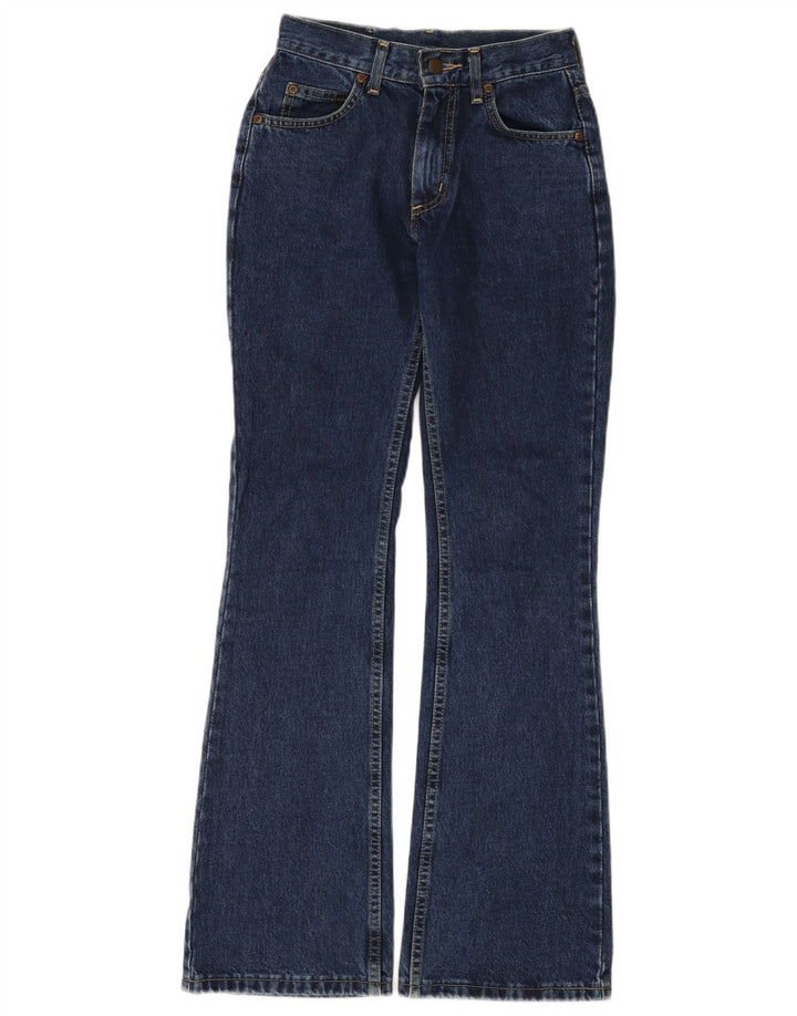 Lee Womens Flared Jeans W26 L32 Blue Cotton