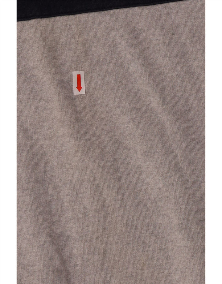 Adidas Mens Graphic Sweatshirt Jumper Large Grey Colourblock