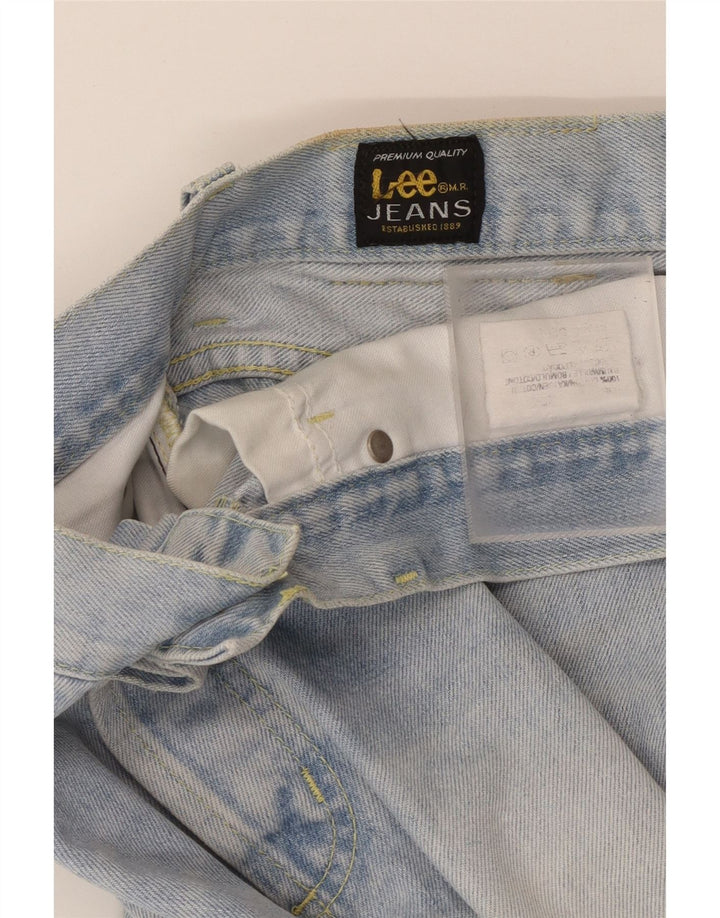Lee Mens Straight Jeans W32 L32 Blue Cotton