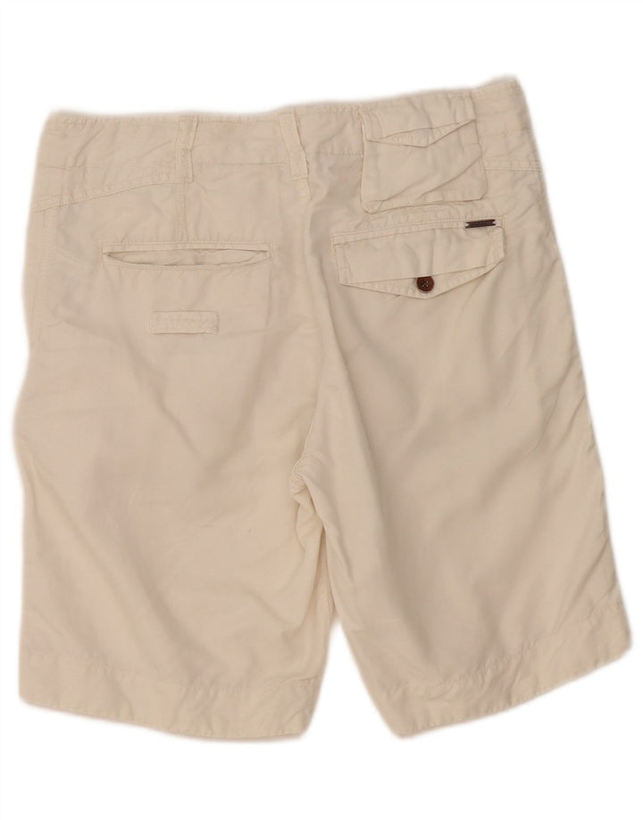 Diesel Womens Cargo Shorts W31 Medium White Cotton