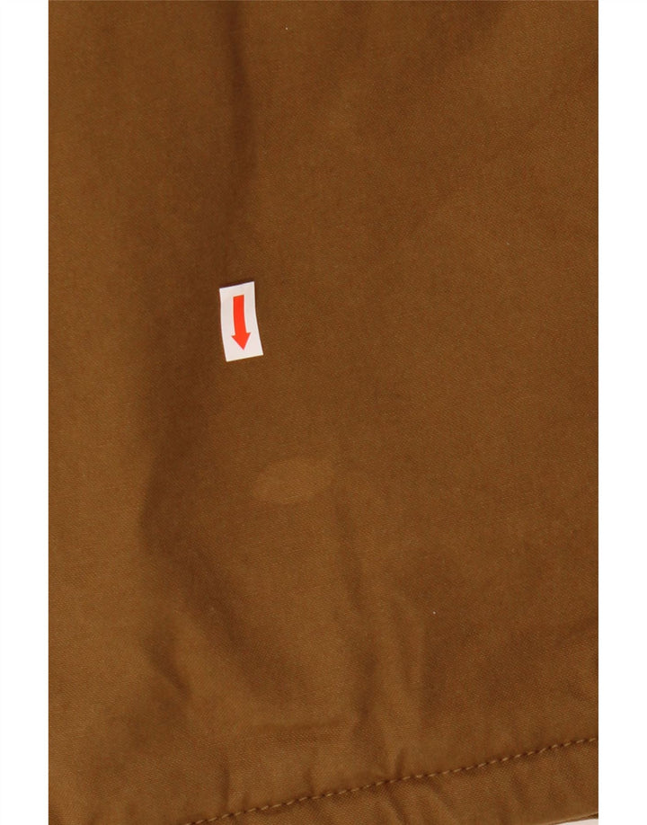 Superdry Mens Windbreaker Jacket UK 36 Small Brown Polyester