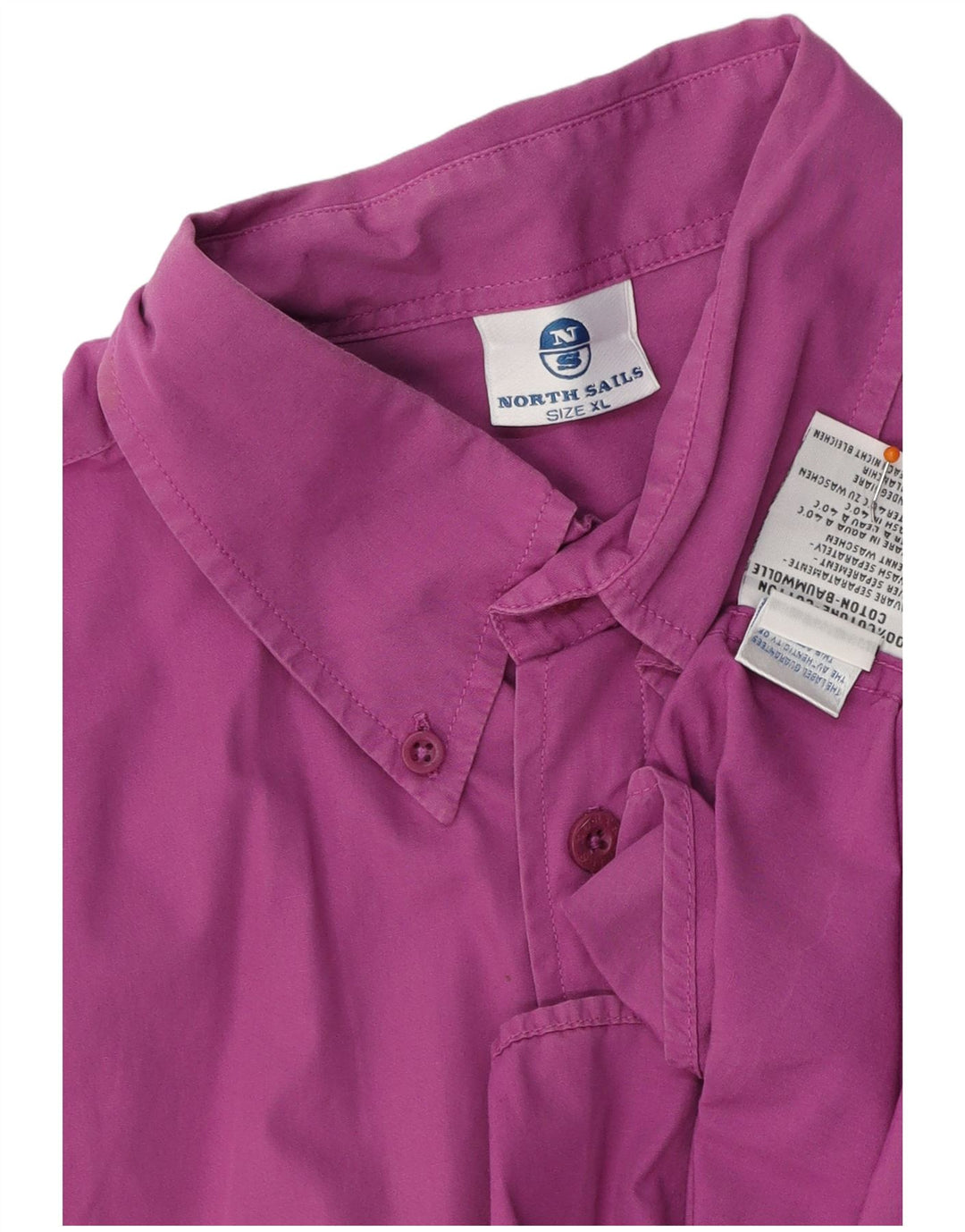 NORTH SAILS Mens Shirt XL Purple Cotton