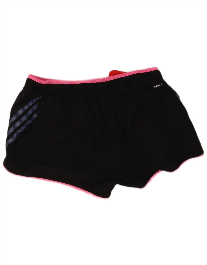 Adidas Womens Climacool Sport Shorts UK 12 Medium Black Polyester