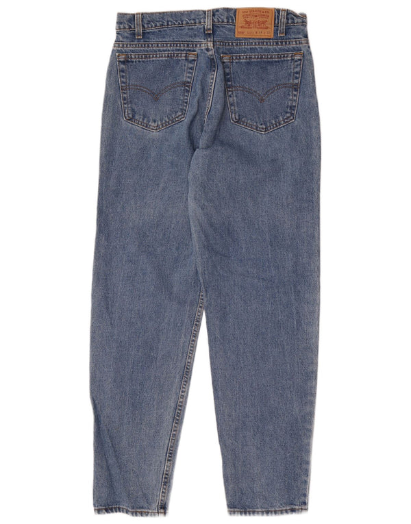Levi's Mens 550 Relaxed Fit Tapered Jeans W34 L32 Blue Cotton