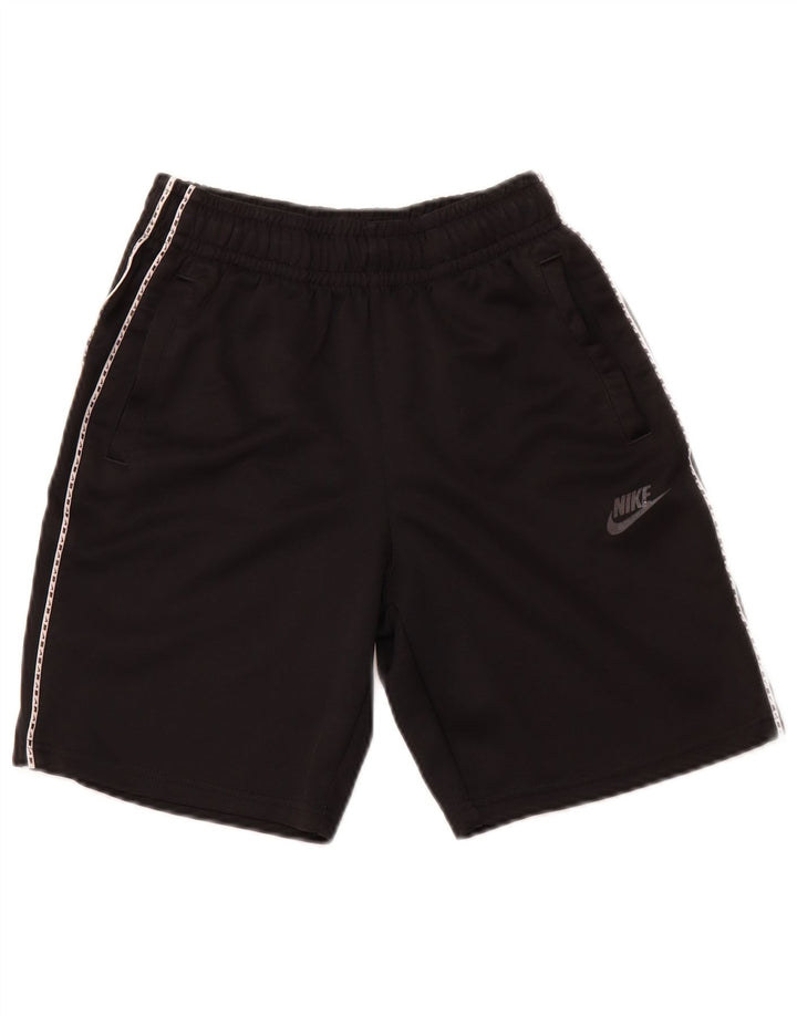NIKE Boys Graphic Sport Shorts 12-13 Years Large  Black Polyester