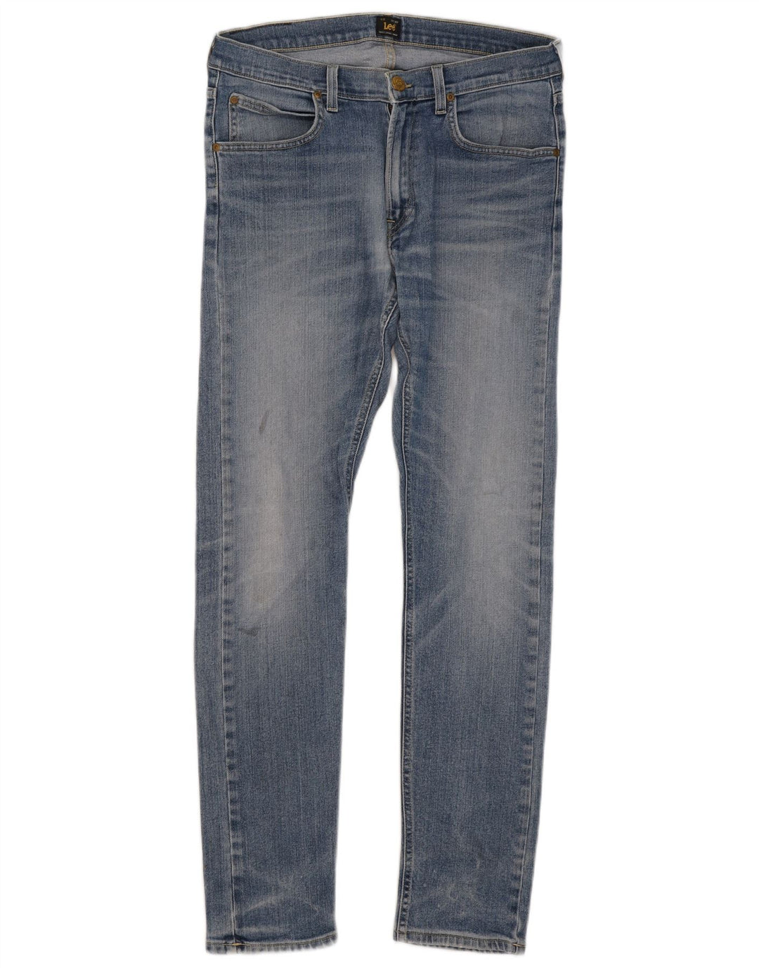 Lee Mens Luke Slim Jeans W32 L32 Blue Cotton