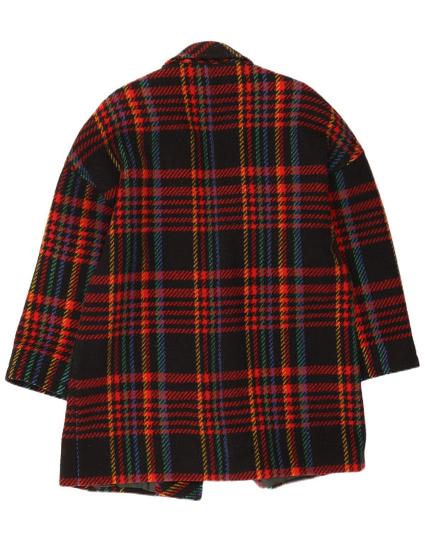Vintage Womens 1 Button Blazer Jacket IT 46 Large Multicoloured Check