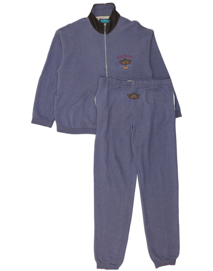 Belfe & Belfe Mens Graphic Full Tracksuit IT 50 Large  Blue