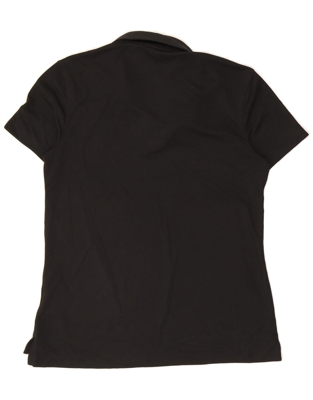 NIKE Womens Corwin Polo Shirt UK 12 Medium Black Polyester Vintage Nike and Second-Hand Nike from Messina Hembry 