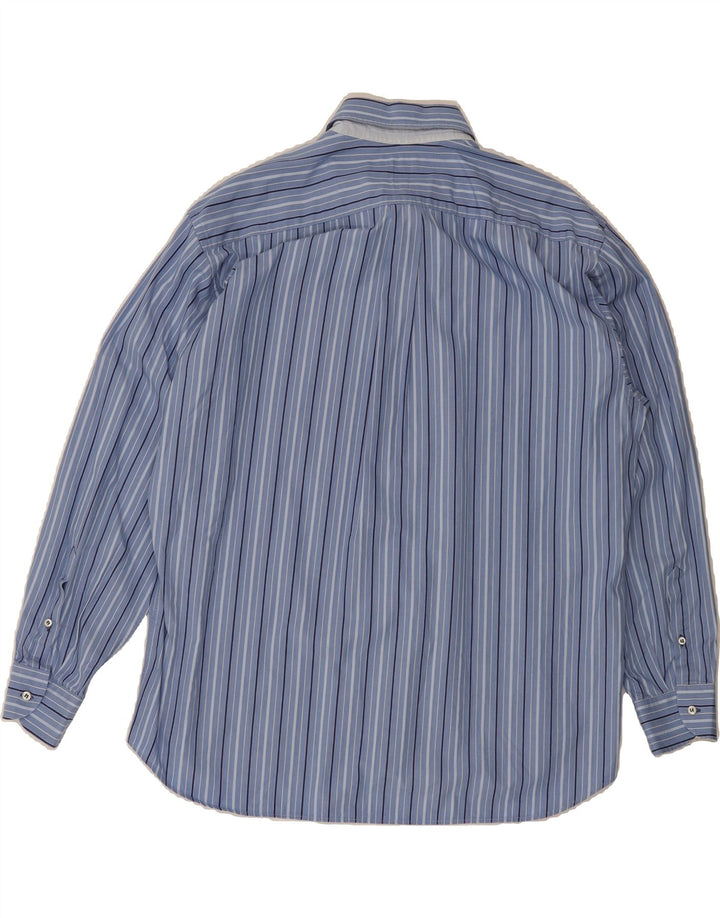 NAVIGARE Mens Shirt 2XL Blue Striped Vintage Navigare and Second-Hand Navigare from Messina Hembry 