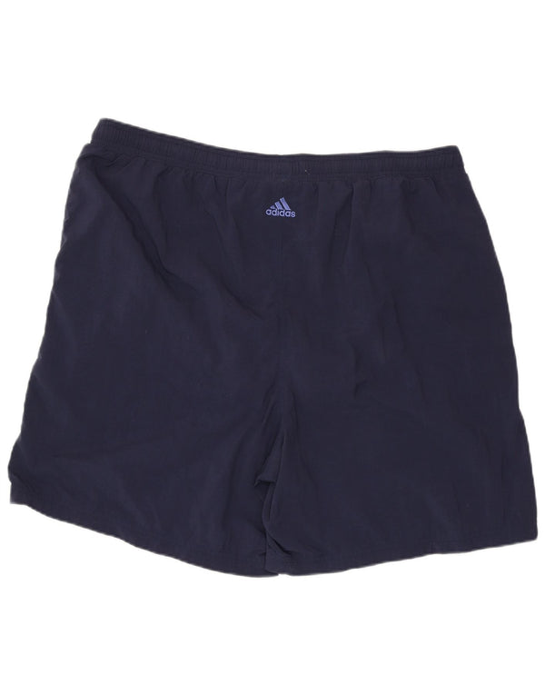 ADIDAS Mens Sport Shorts 2XL  Navy Blue Polyester