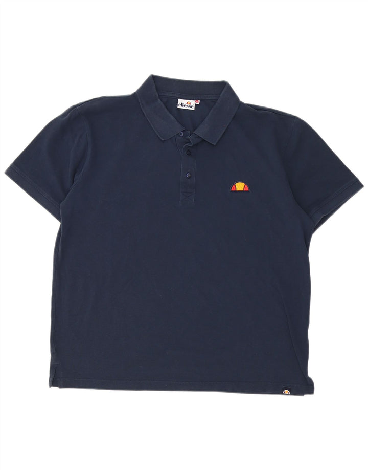 Ellesse Mens Polo Shirt XL Navy Blue