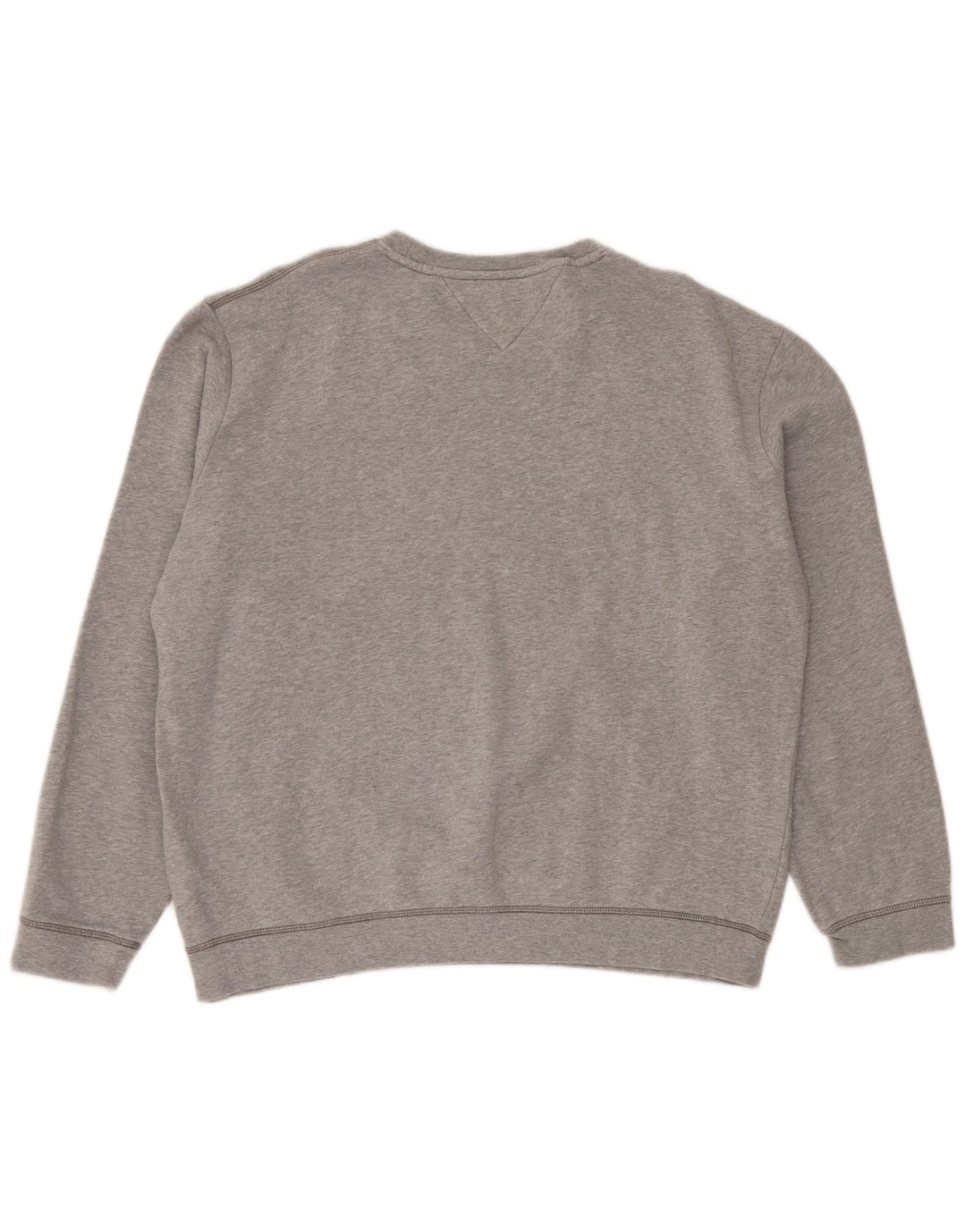 Tommy Hilfiger Mens Graphic Sweatshirt Jumper 2XL Grey Colourblock Cotton