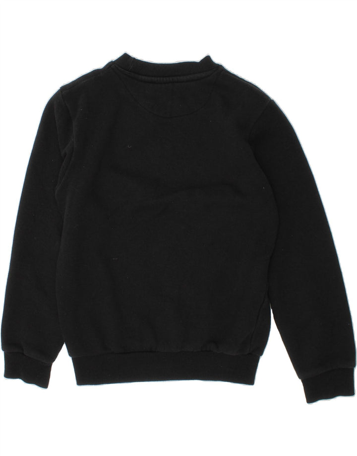 MCKENZIE Boys Sweatshirt Jumper 10-11 Years Black Cotton Vintage Mckenzie and Second-Hand Mckenzie from Messina Hembry 