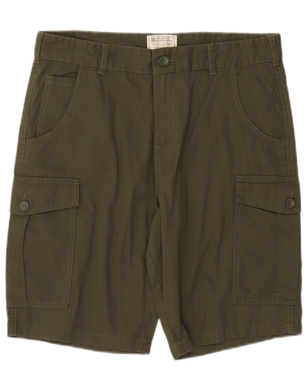 Mountain Warehouse Mens Cargo Shorts W30 Medium Green