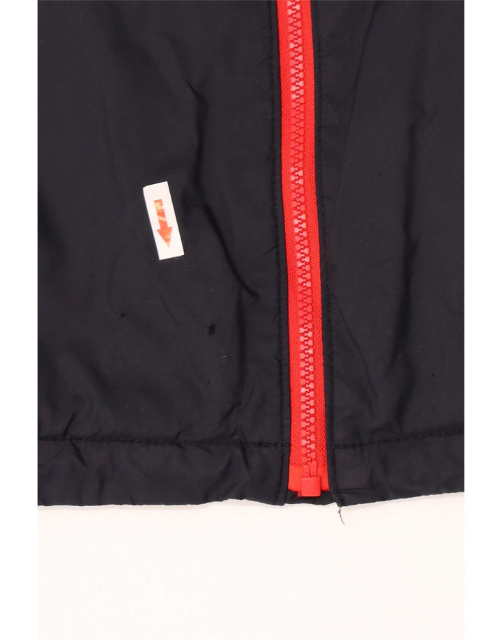 Hollister Mens Rain Jacket UK 38 Medium Navy Blue Nylon