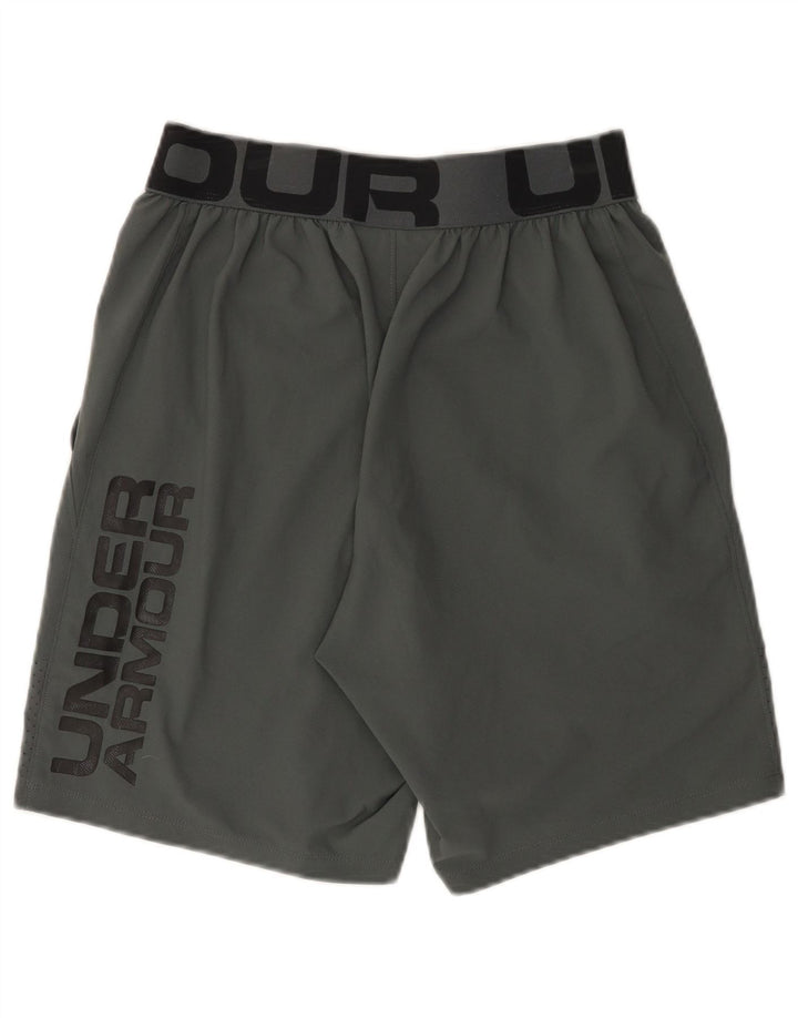 Under Armour Mens Fitted Graphic Sport Shorts Small Grey