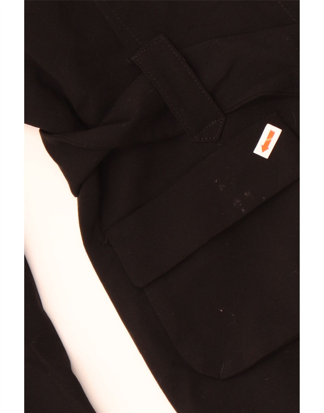 Calvin Klein Womens Blazer Jacket US 10 Large Black Polyester