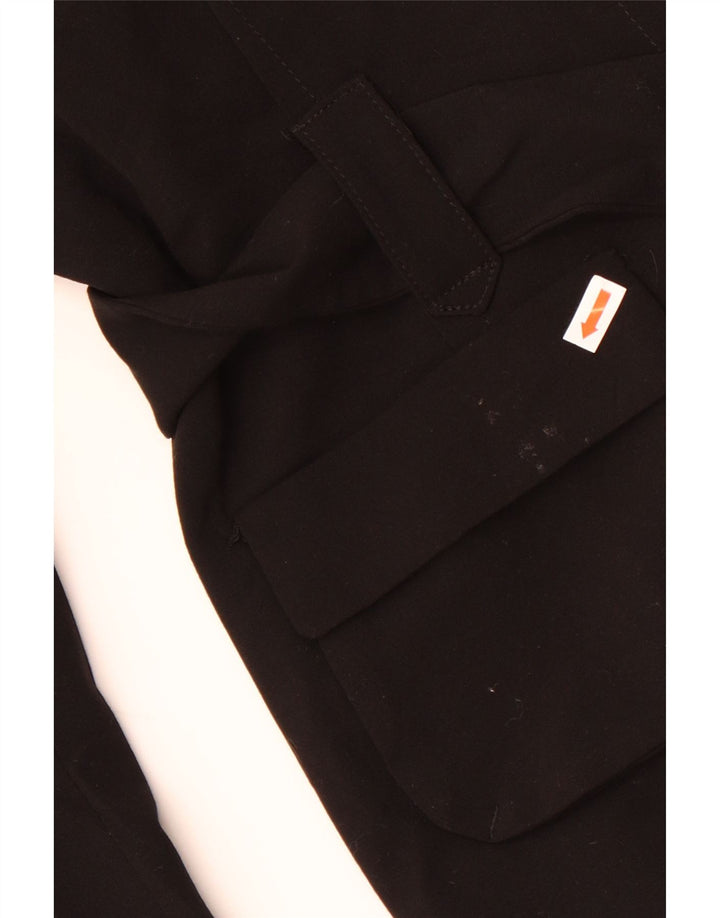 Calvin Klein Womens Blazer Jacket US 10 Large Black Polyester