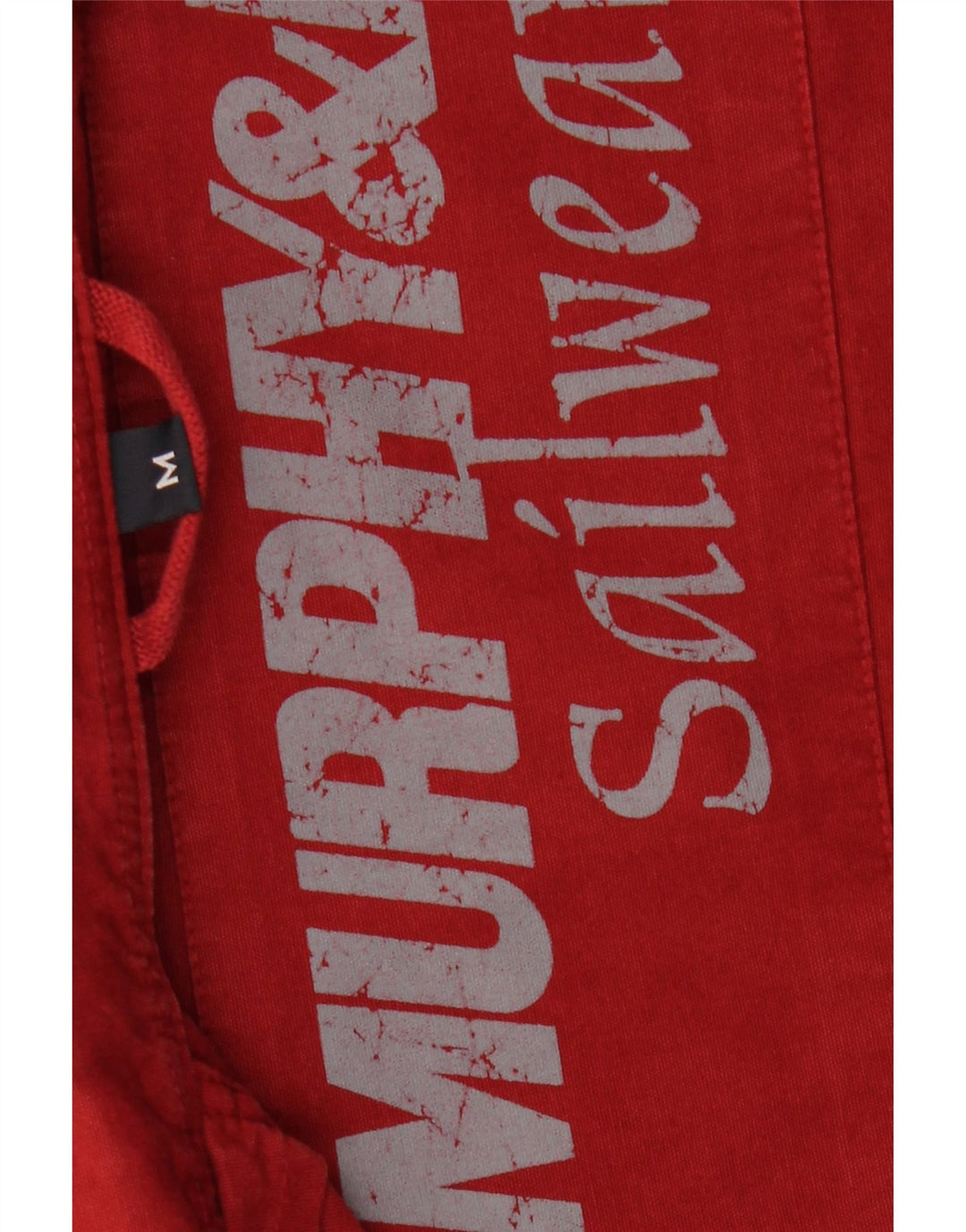 MURPHY & NYE Mens Sailwear Bomber Jacket UK 38 Medium Red Cotton