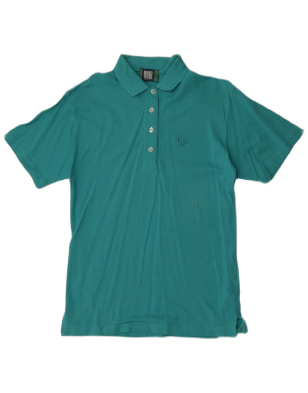 Sergio Tacchini Mens Polo Shirt EU 38 Medium Blue Cotton