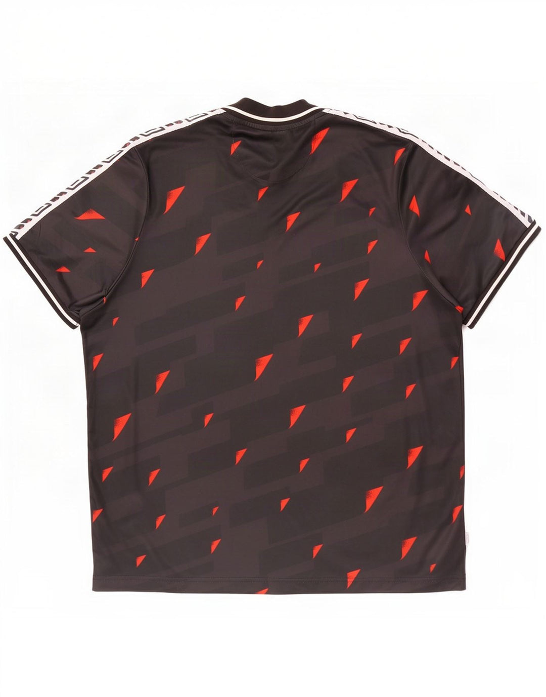 Umbro Mens Graphic T-Shirt Top 2XL Black Geometric Polyester