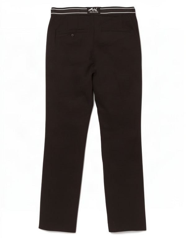 Zara Womens Slim Cropped Trousers Small W26 L26 Black Cotton