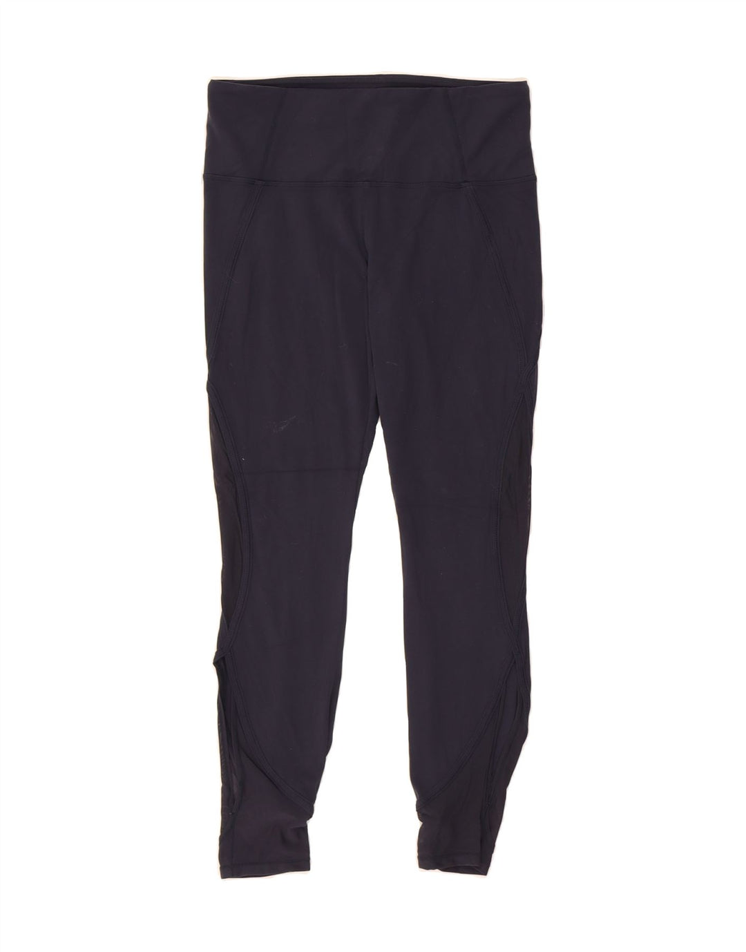 ATHLETA Womens Leggings UK 10 Small Navy Blue Polyester Vintage Athleta and Second-Hand Athleta from Messina Hembry 