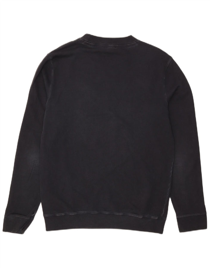 Hugo Boss Mens Graphic Sweatshirt Jumper Medium Black Cotton