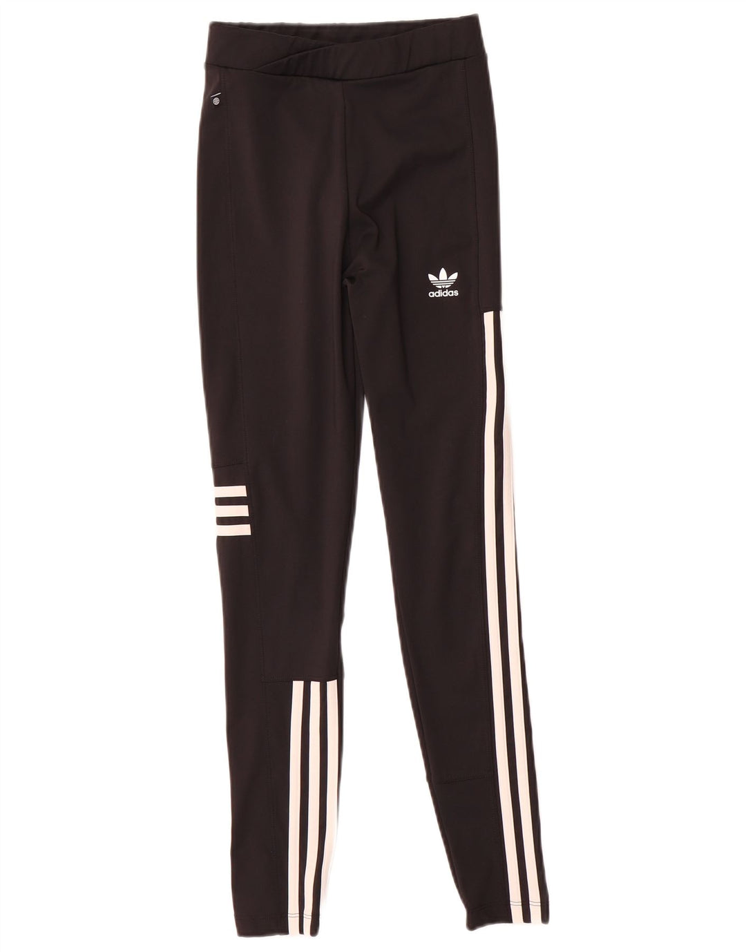 Adidas Womens Leggings UK 4/6 XS  Black Polyester