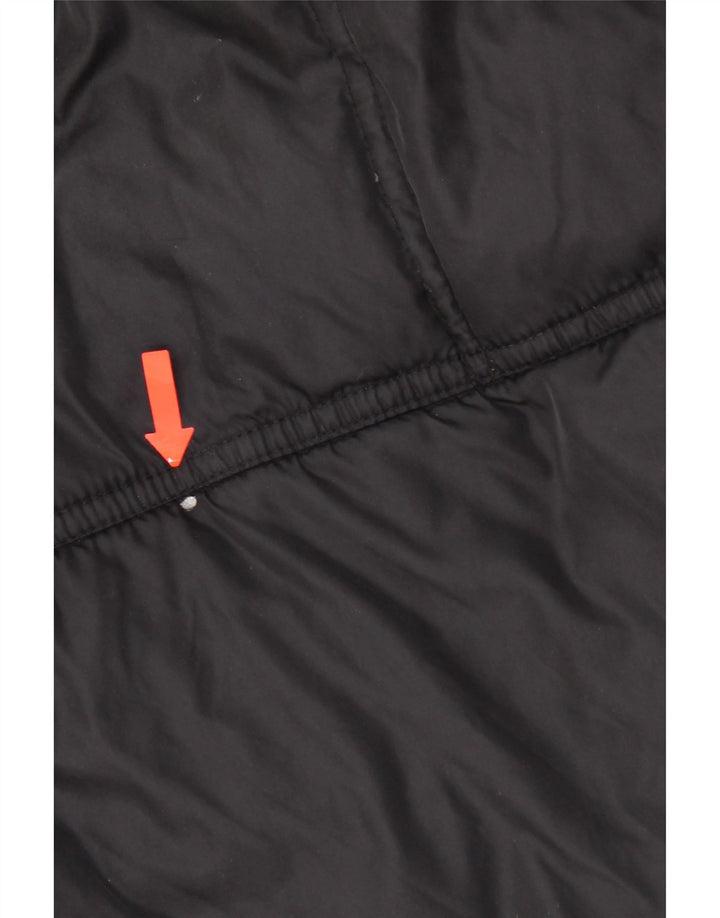 Fila Mens Hooded Padded Jacket IT 54 2XL Black Polyamide