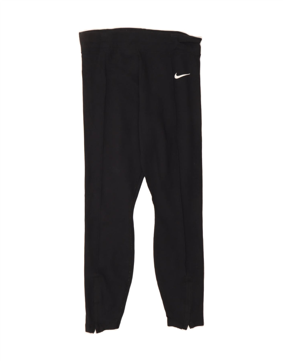 ADIDAS Womens Leggings UK 14 Medium  Black Rayon Vintage Adidas and Second-Hand Adidas from Messina Hembry 