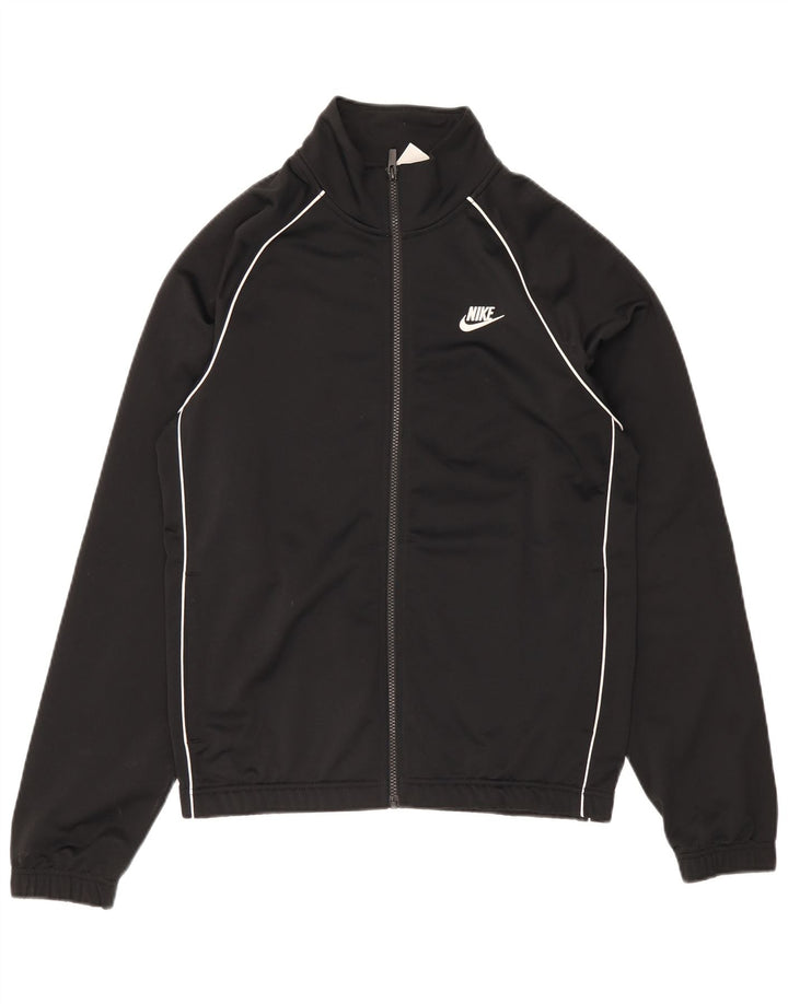 Nike Mens Tracksuit Top Jacket Small Black Polyester