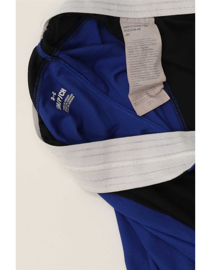 Under Armour Mens Sport Shorts Small Blue Colourblock Polyester