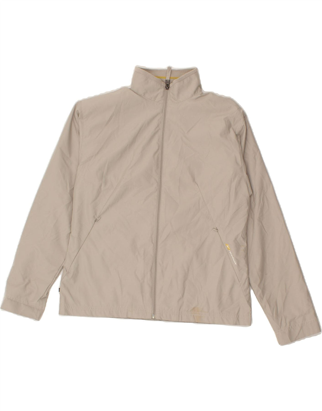 REEBOK Womens Tracksuit Top Jacket UK 12 Medium Grey Polyester Vintage Reebok and Second-Hand Reebok from Messina Hembry 